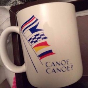 MUG CUP CANOE "VINTAGE" BEVERAGE MUG